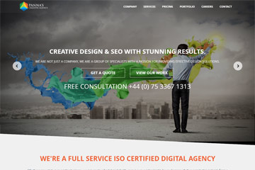 Pannas Design & Development Company in London, UK | PM Communications